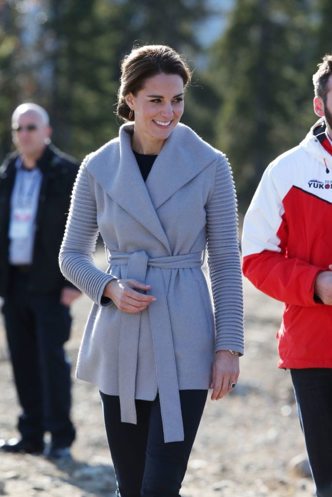 Catherine, Duchess of Cambridge and Prince William, Duke of Cambridge during the Royal Tour of Canada on September 28, 2016 in Carcross, Canada. (Photo by Andrew Milligan - Pool/Getty Images)