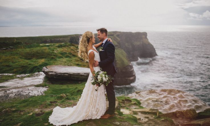 Aoibhín Garrihy wears beautiful Swarovski encrusted wedding dress as she marries John Burke