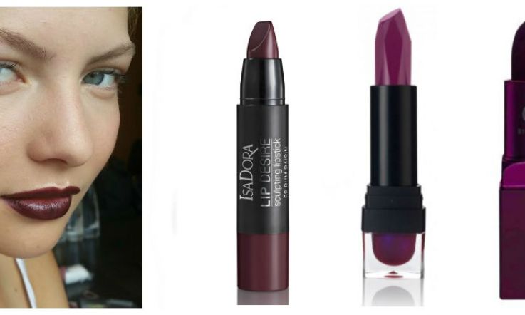 3 gorgeous blackberry lip shades because it's the new red, darling