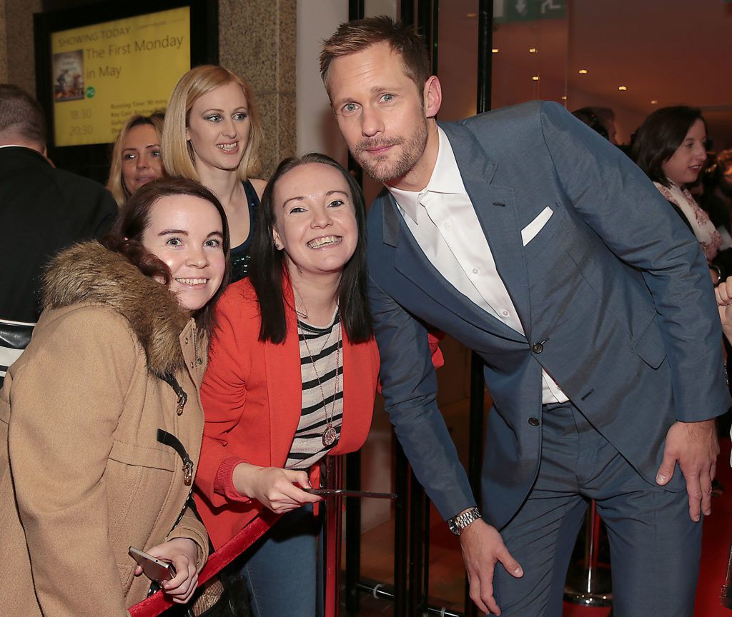 Hollywood Actor  Alexander Skarsgar meets fans at the Irish premiere screening of War On Everyone at the Lighthouse Cinema, Dublin (Pictures: Brian McEvoy).