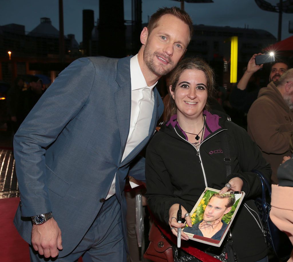 Hollywood Actor  Alexander Skarsgar meets fans at the Irish premiere screening of War On Everyone at the Lighthouse Cinema, Dublin (Pictures: Brian McEvoy).