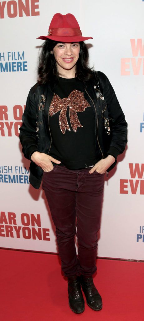 Camille O Sullivan pictured at the Irish premiere screening of War On Everyone at the Lighthouse Cinema, Dublin (Pictures: Brian McEvoy).