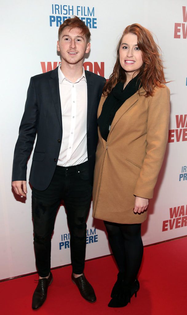 Sean Moore and Laura Hand pictured at the Irish premiere screening of War On Everyone at the Lighthouse Cinema, Dublin (Pictures: Brian McEvoy).