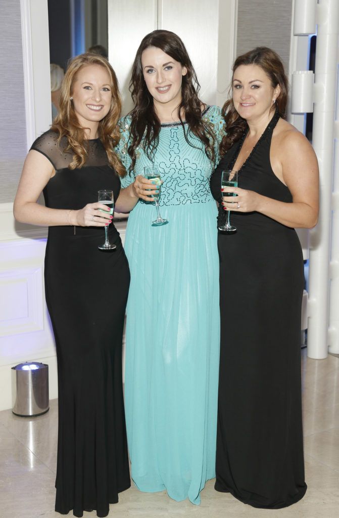 Catherine Garry, Niamh Harding and Annmarie Bradshaw at the Beacon Ball in aid of Beacon Hospital Patient and Research Trust held at the Double Tree by Hilton Hotel. Photo by Kieran Harnett
