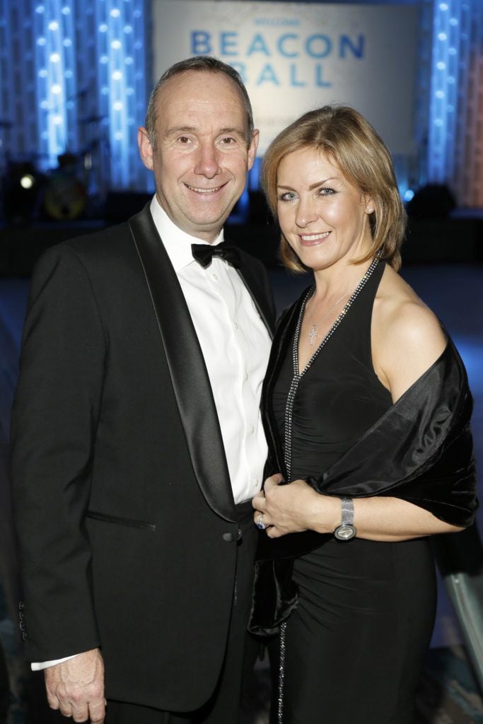 Niall and Ann Devereux at the Beacon Ball in aid of Beacon Hospital Patient and Research Trust held at the Double Tree by Hilton Hotel. Photo by Kieran Harnett