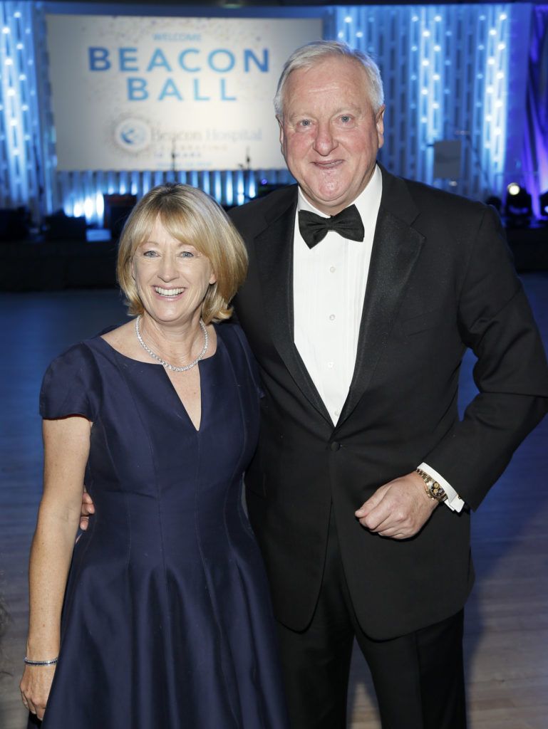 Julie and Colm Doherty at the Beacon Ball in aid of Beacon Hospital Patient and Research Trust held at the Double Tree by Hilton Hotel. Photo by Kieran Harnett