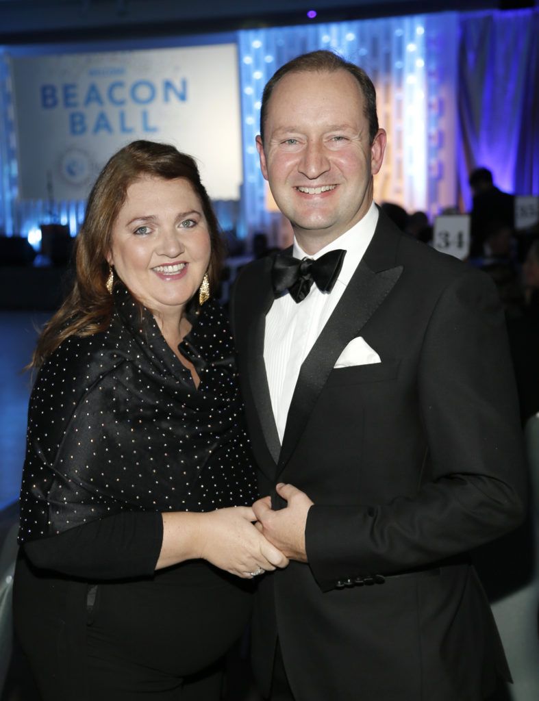 Rhonda and Roy Evans at the Beacon Ball in aid of Beacon Hospital Patient and Research Trust held at the Double Tree by Hilton Hotel. Photo by Kieran Harnett
