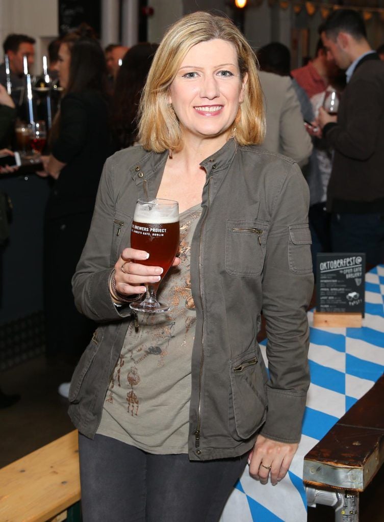 Fran Winston pictured at Oktoberfest at The Open Gate Brewery, an authentic German beer and food celebration. Pic: Marc O'Sullivan
