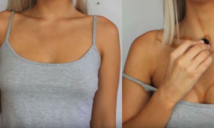 This vlogger goes up 3 cup sizes just by contouring and it's kinda insane