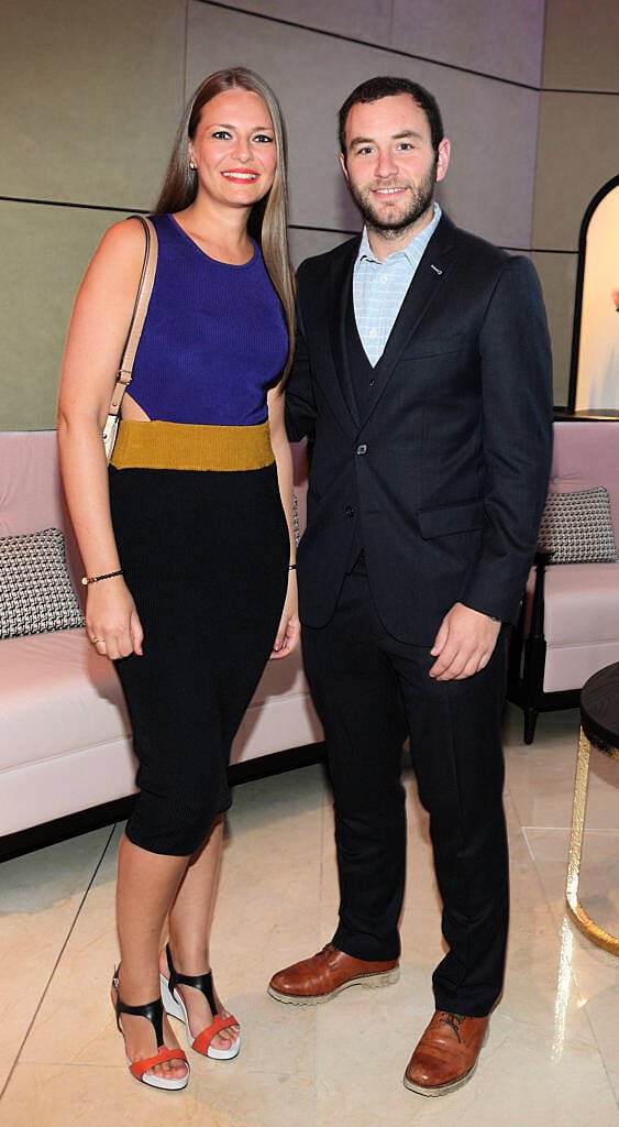 Laura Elwick and Simon Gallagher at the launch of the new Conrad Dublin in Earlsfort Terrace (Picture: Brian McEvoy).