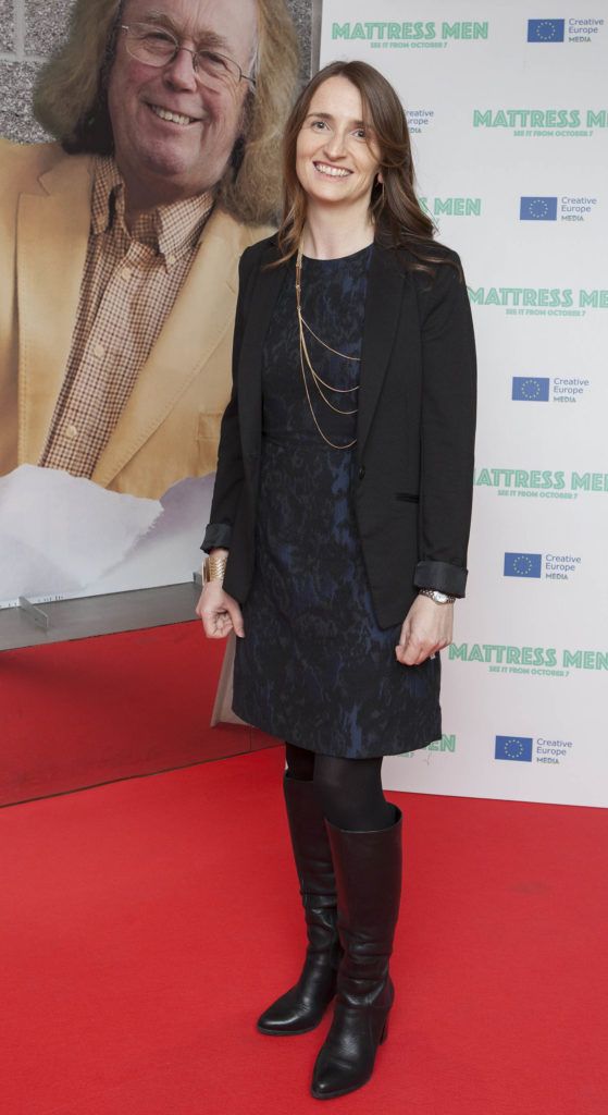 Orla Clancy from Creative Europe Ireland at the Premier of MATTRESS MEN at the Lighthouse Cinema, Dublin.
Photo: Peter Houlihan