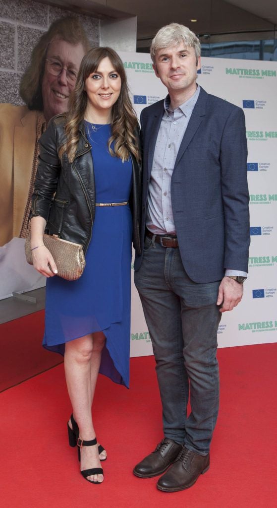 Director Colm Quinn and Theresa Byrne at the Premier of MATTRESS MEN at the Lighthouse Cinema, Dublin.
Photo: Peter Houlihan