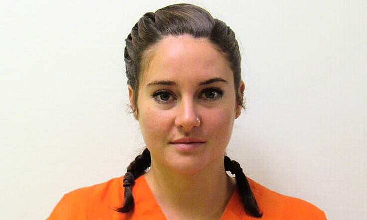 Actress Shailene Woodley was arrested for yesterday and she live streamed it all