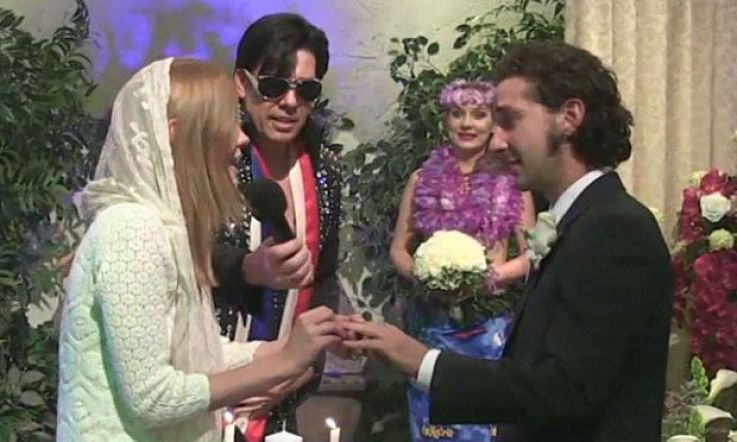 Shia LaBeouf got married in Las Vegas and live streamed the whole thing