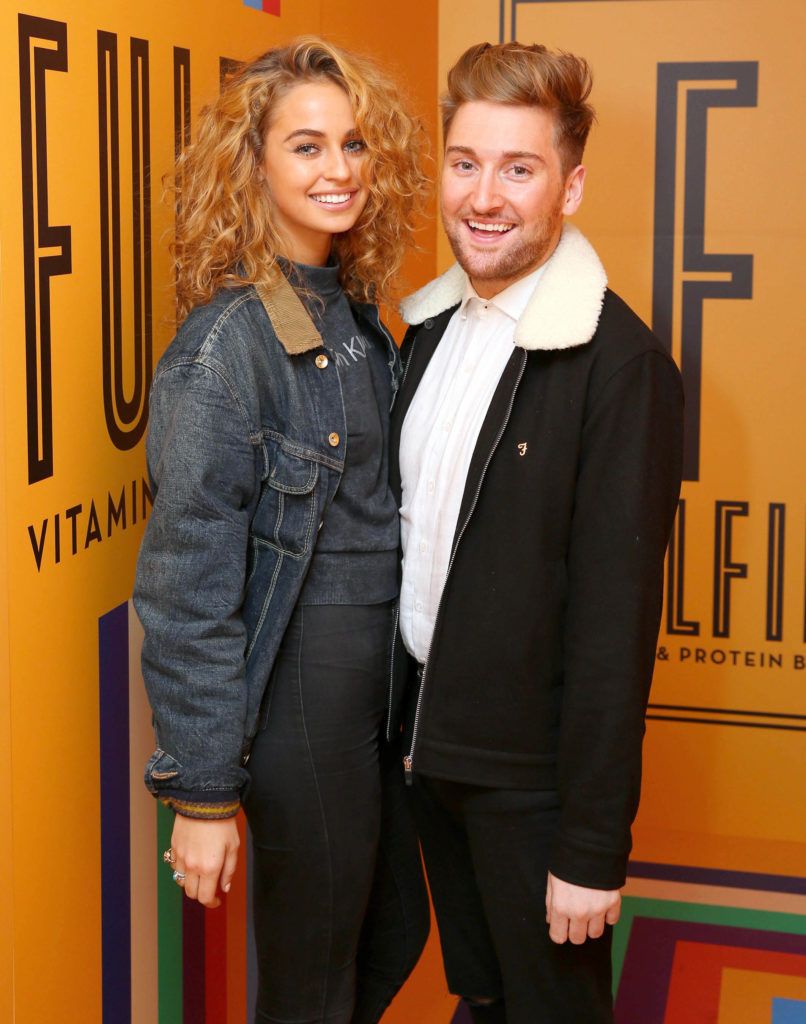 Pictured are Thalia Heffernan and Rob Kenny at the launch of the Fulfil Fan-Created Flavours Pop-Up Shop, which will be open to the general public in Dublin at 53 South William Street, from Thursday 13th to Sunday 16th October. Pic: Marc O'Sullivan