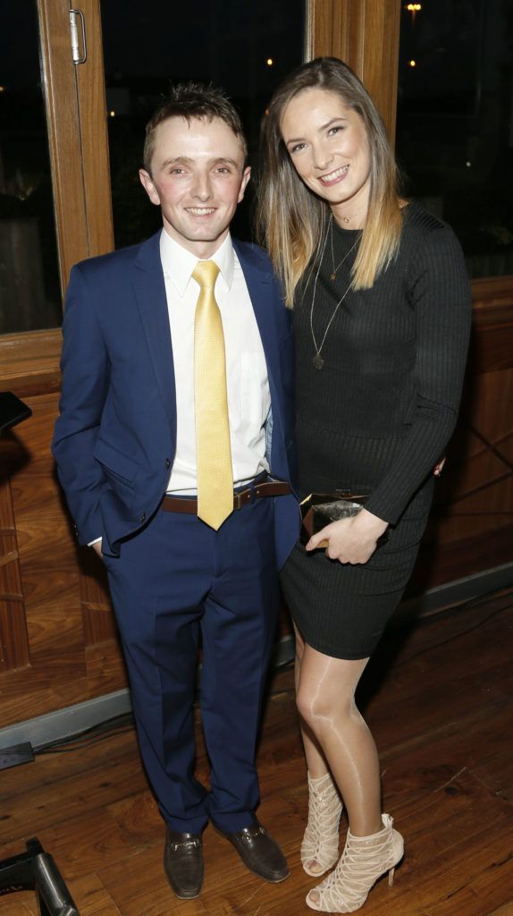 Chris Hayes and Rachel Kennedy at the annual Tipperary Crystal Curragh Racing Awards at Kildare Village on Wednesday, 12 October. Photo by Kieran Harnett
