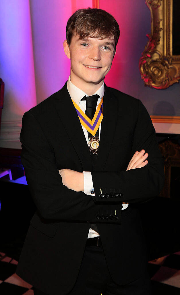 Christopher Moriarty-Pearson overall winner at The Irish Freemason's Young Musician of the Year Competition 2016 at Freemason Hall, Dublin (Picture: Brian McEvoy)