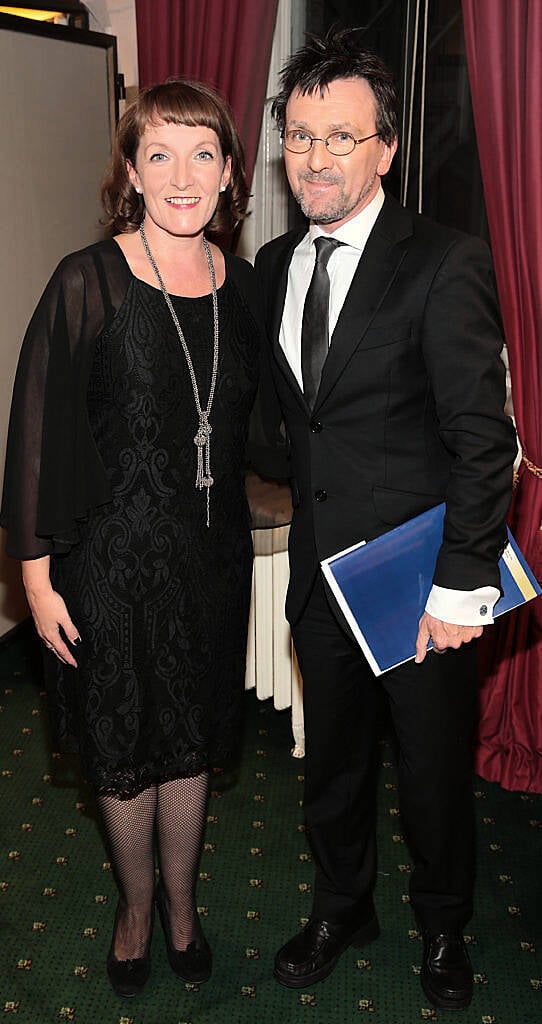 Aedin Gormley and Paul Herriott at The Irish Freemason's Young Musician of the Year Competition 2016 at Freemason Hall, Dublin (Picture: Brian McEvoy)