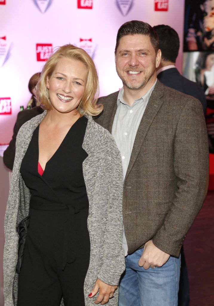 Leah and Thomas O'Brien at the JUST EAT National Takeaway awards held in Fallon and Byrne Dublin (Photo by Kieran Harnett)