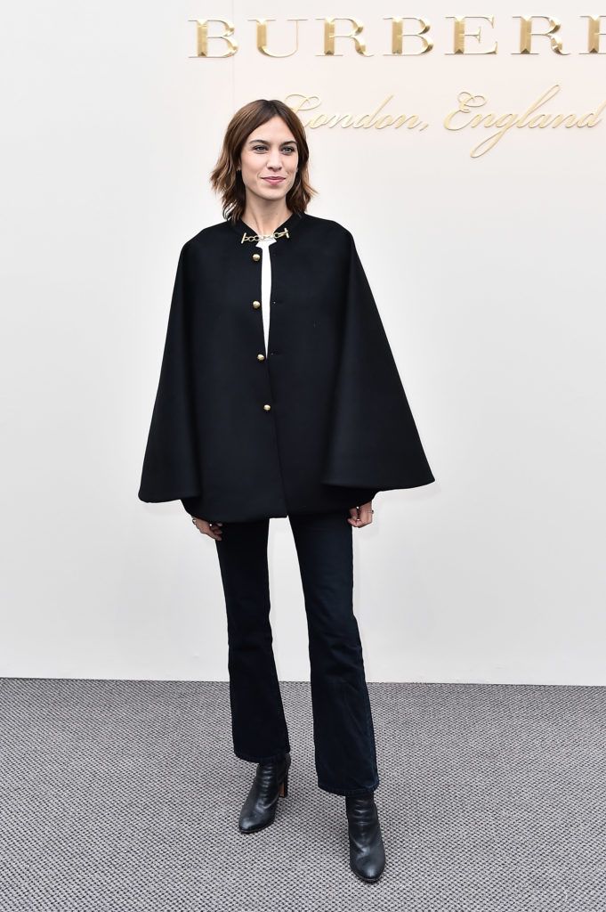 Alexa Chung (Photo by Gareth Cattermole/Getty Images for Burberry)