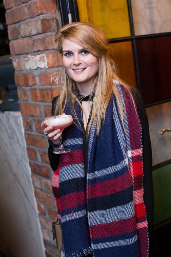 Lara Sutton enjoying Highline at Sophie's in The Dean, a New York Late Night Vibe in Dublin's only rooftop venue. Photo by Richie Stokes