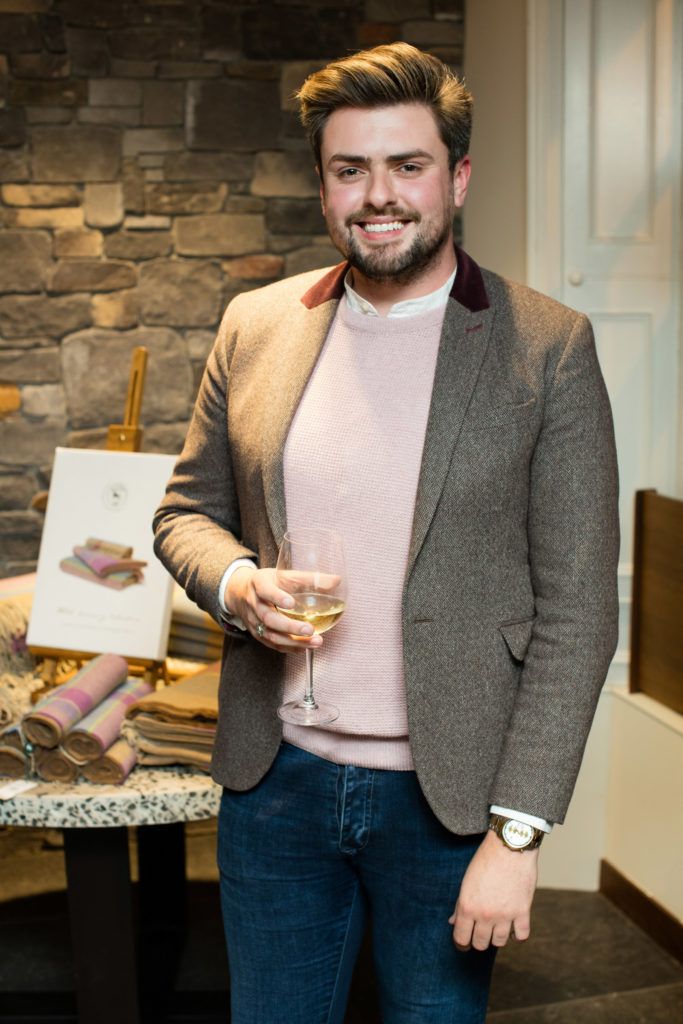 James Butler pictured at the Magee 150th Anniversary Party, Magee of South Anne Street, Tuesday October 18th. Photo: Anthony Woods.