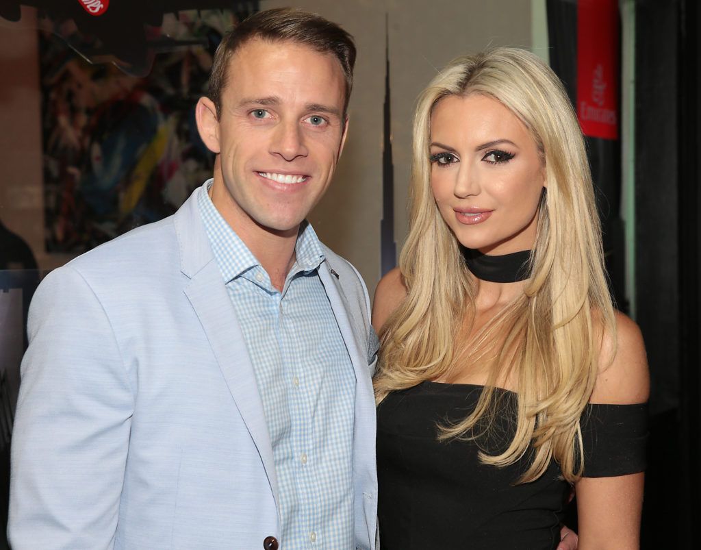 Wesley Quirke and Rosanna Davison  pictured at the 'Taste of Emirates' evening inspired by Emirates food and wine at Avenue by Nick Munier, Dublin. (Picture:Brian McEvoy)