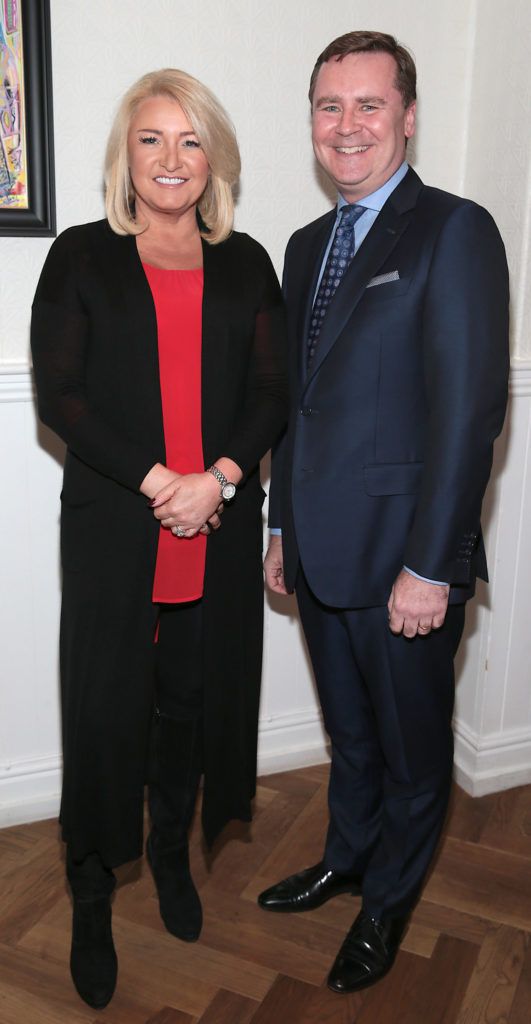 Claire Eubank and Enda Corneille pictured at the 'Taste of Emirates' evening inspired by Emirates food and wine at Avenue by Nick Munier, Dublin. (Picture:Brian McEvoy)
