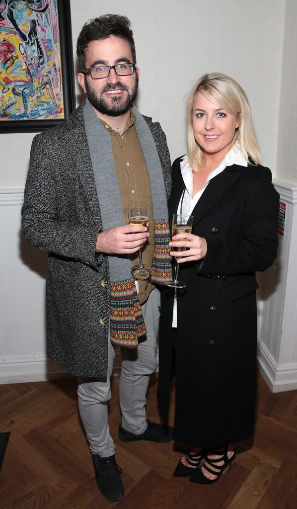 Patrick Kavanagh and Rebecca Brady pictured at the 'Taste of Emirates' evening inspired by Emirates food and wine at Avenue by Nick Munier, Dublin. (Picture:Brian McEvoy)