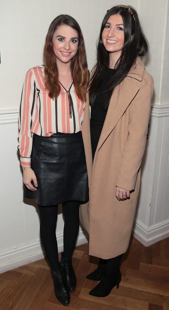 Niamh Devereux and Pippa Doyle pictured at the 'Taste of Emirates' evening inspired by Emirates food and wine at Avenue by Nick Munier, Dublin. (Picture:Brian McEvoy)