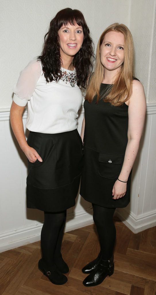 Aoife Finneran and Lisa Hughes pictured at the 'Taste of Emirates' evening inspired by Emirates food and wine at Avenue by Nick Munier, Dublin. (Picture:Brian McEvoy)