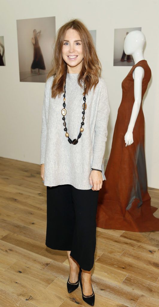 Catriona Gallagher at the exclusive industry event at Kildare Village, which welcomed Zowie Broach, Head of Fashion at the RCA, to speak to a group of young Irish design students (Photo by Kieran Harnett)