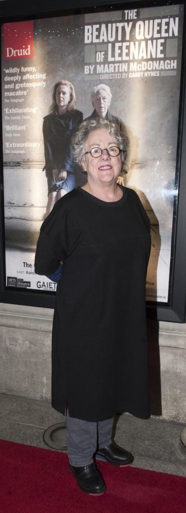 Garry Hynes at the opening night of Druid's production of The Beauty Queen of Leenane by Martin McDonagh at The Gaiety Theatre, Dublin which runs until 29th October (Picture:Brian McEvoy).