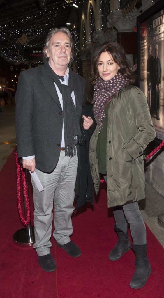 Jim Mc Guirk and Orla Brady at the opening night of Druid's production of The Beauty Queen of Leenane by Martin McDonagh at The Gaiety Theatre, Dublin which runs until 29th October (Picture:Brian McEvoy).