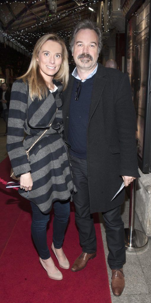 Ellen O Brien and John Gleeson at the opening night of Druid's production of The Beauty Queen of Leenane by Martin McDonagh at The Gaiety Theatre, Dublin which runs until 29th October (Picture:Brian McEvoy).