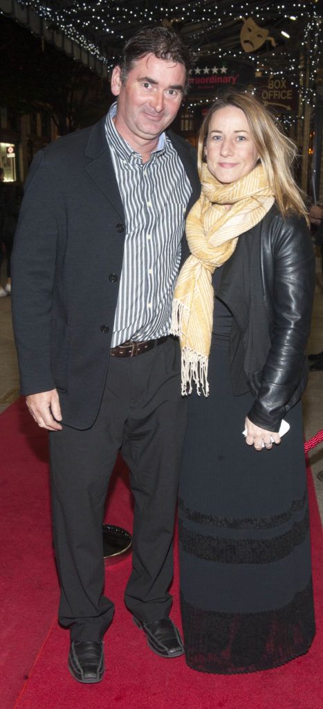 Tom Grogan and Jennifer Grogan at the opening night of Druid's production of The Beauty Queen of Leenane by Martin McDonagh at The Gaiety Theatre, Dublin which runs until 29th October (Picture:Brian McEvoy).