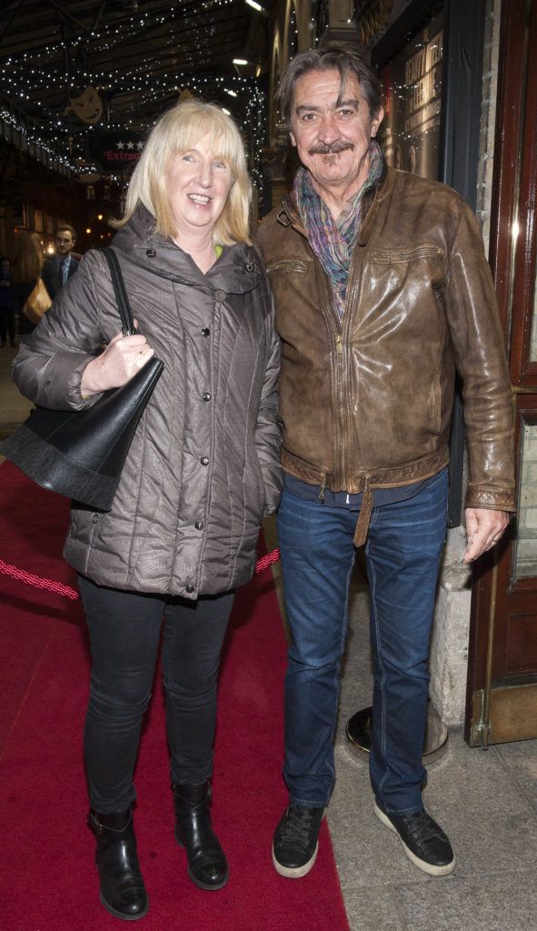 Anne Concannon and Frank O Sullivan at the opening night of Druid's production of The Beauty Queen of Leenane by Martin McDonagh at The Gaiety Theatre, Dublin which runs until 29th October (Picture:Brian McEvoy).