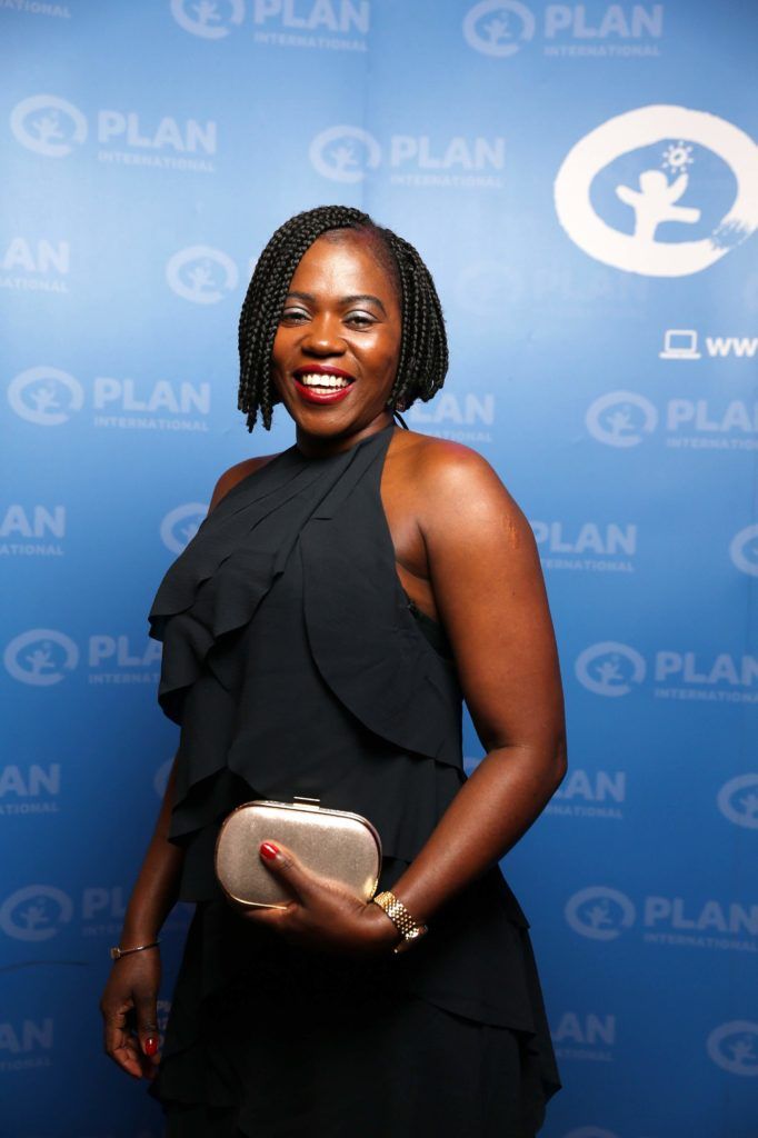 Pictured was Ellie Kisyombe at the Plan International Ireland annual Because I am a Girl Ball (BIAAG) in the Shelbourne Hotel, 22/10/16. Picture Jason Clarke