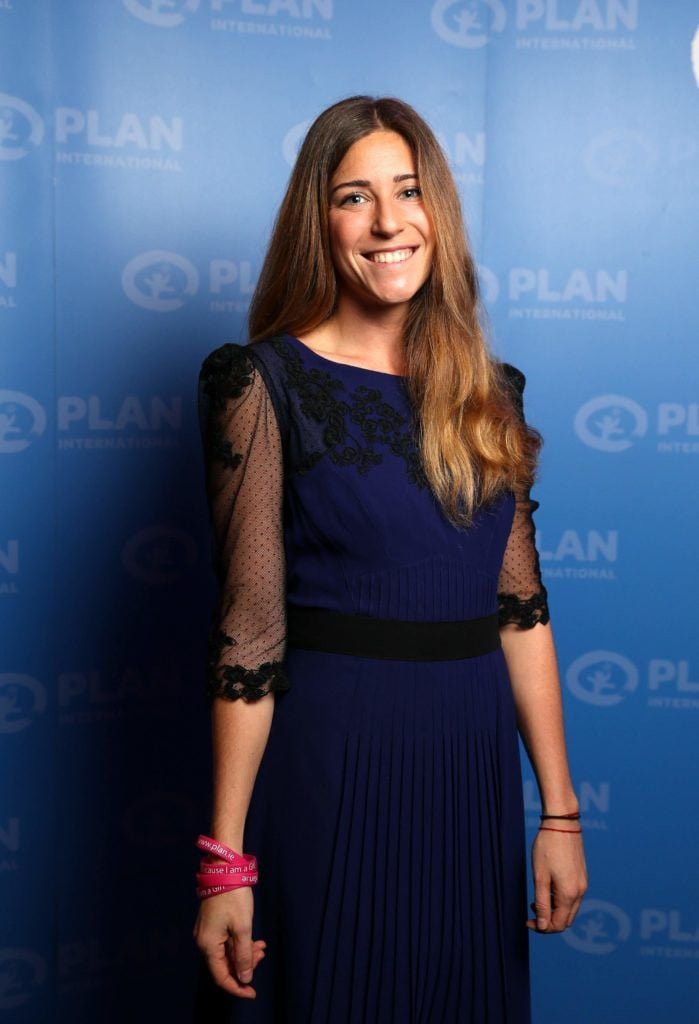 Pictured was Lisya Fins at the Plan International Ireland annual Because I am a Girl Ball (BIAAG) in the Shelbourne Hotel, 22/10/16. Picture Jason Clarke