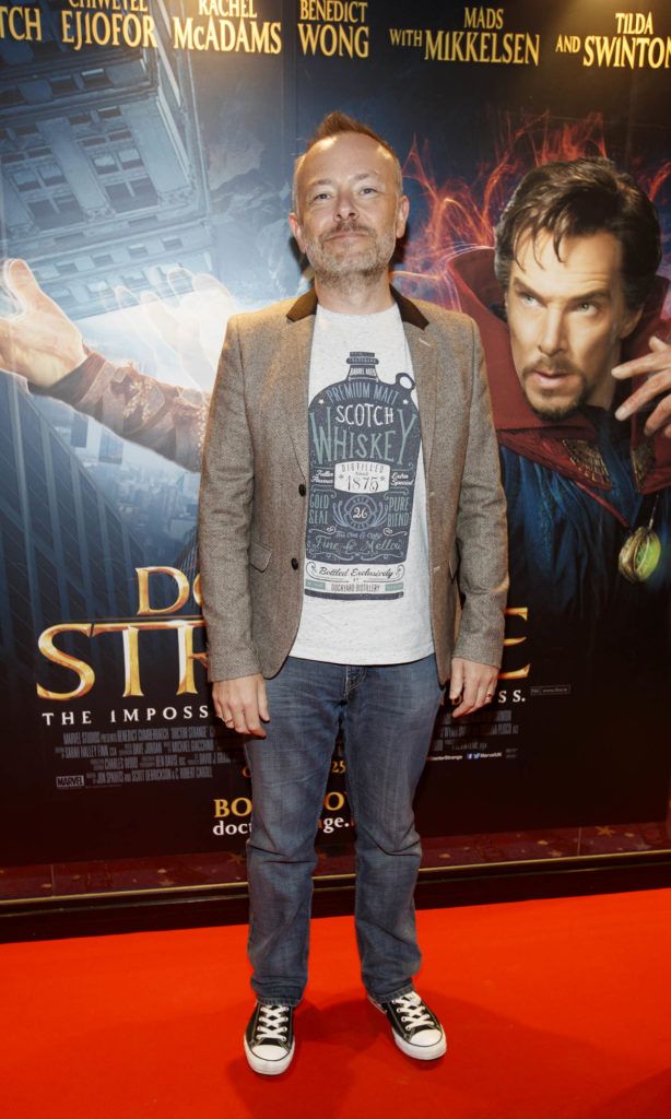 Rick O'Shea pictured at the special preview screening of Marvel Studios' Doctor Strange in Cineworld Dublin. Picture Andres Poveda