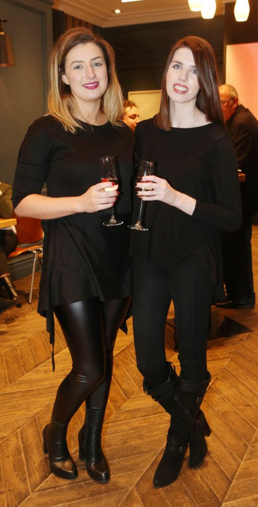 Sophie Cafolla and Ruth Kavanagh pictured at the OpenTable launch event at the Dean Hotel. Photo: Leon Farrell/Photocall Ireland.
