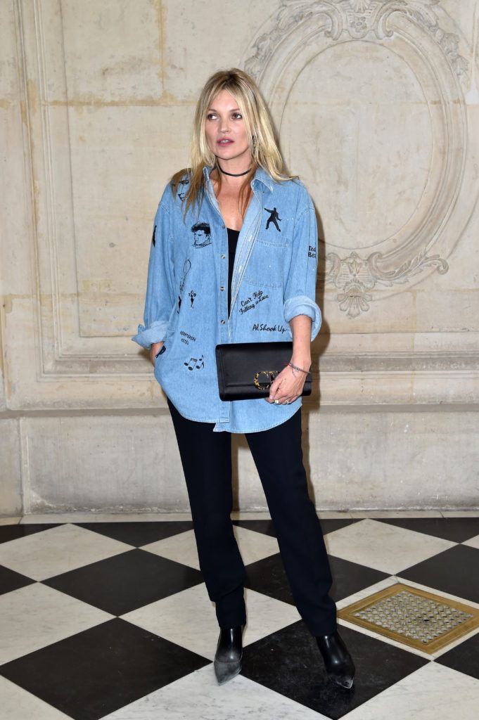 Double Denim: Kate Moss  (Photo by Pascal Le Segretain/Getty Images for Dior)