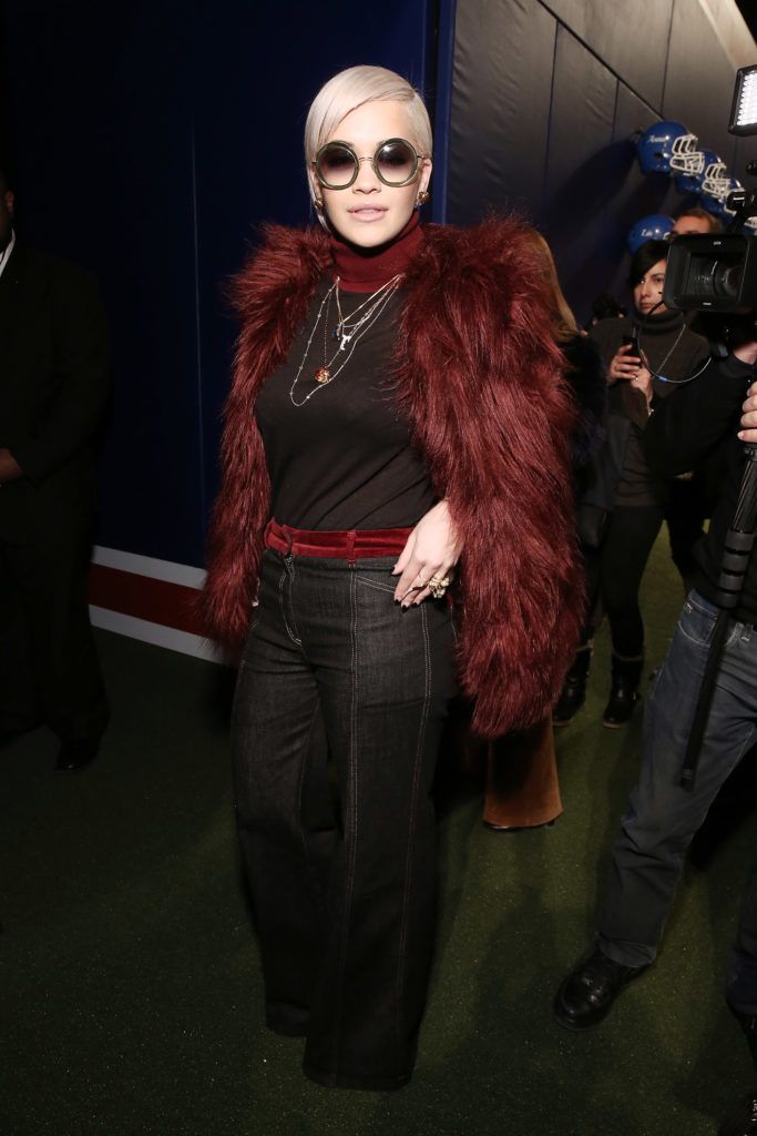 Fur Coat: Rita Ora (Photo by Neilson Barnard/Getty Images for Tommy Hilfiger)