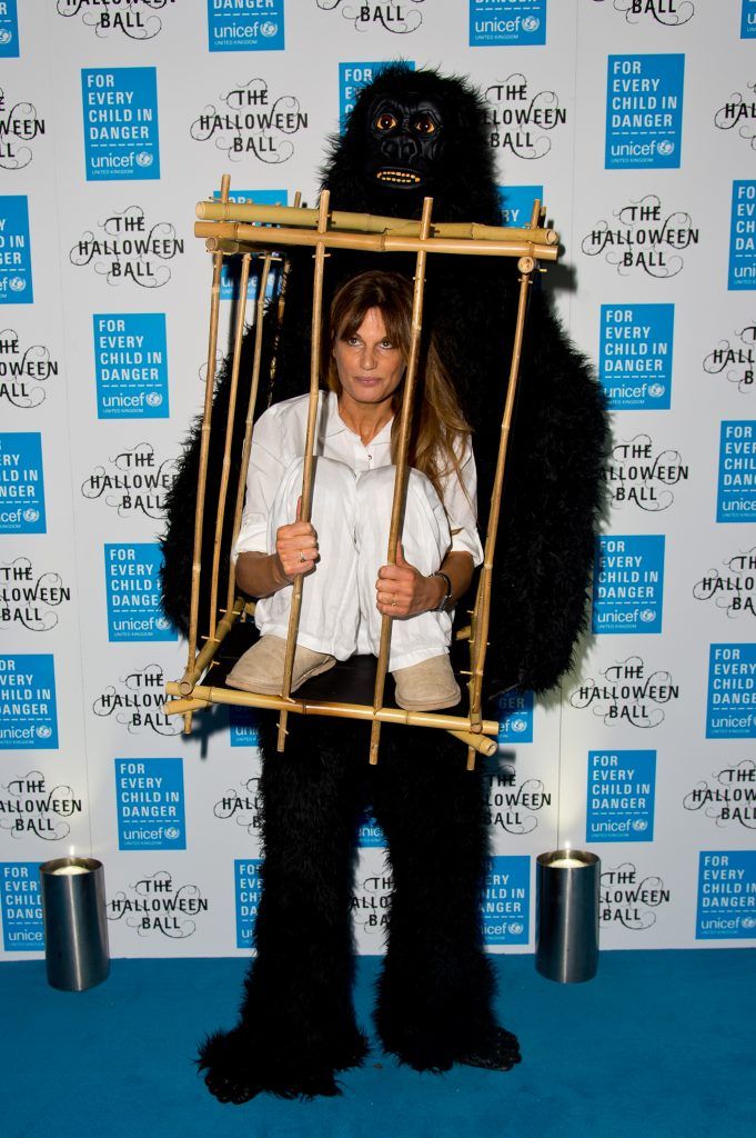 Jemima Khan attends the UNICEF Halloween Ball at One Mayfair on October 30, 2014 in London, England.  (Photo by Ben A. Pruchnie/Getty Images)