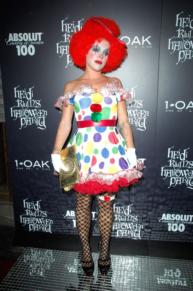 Pink attends Heidi Klum's 9th annual Halloween party presented by Absolut 100 at 1 OAK on October 31, 2008 in New York City.  (Photo by Joe Corrigan/Getty Images)