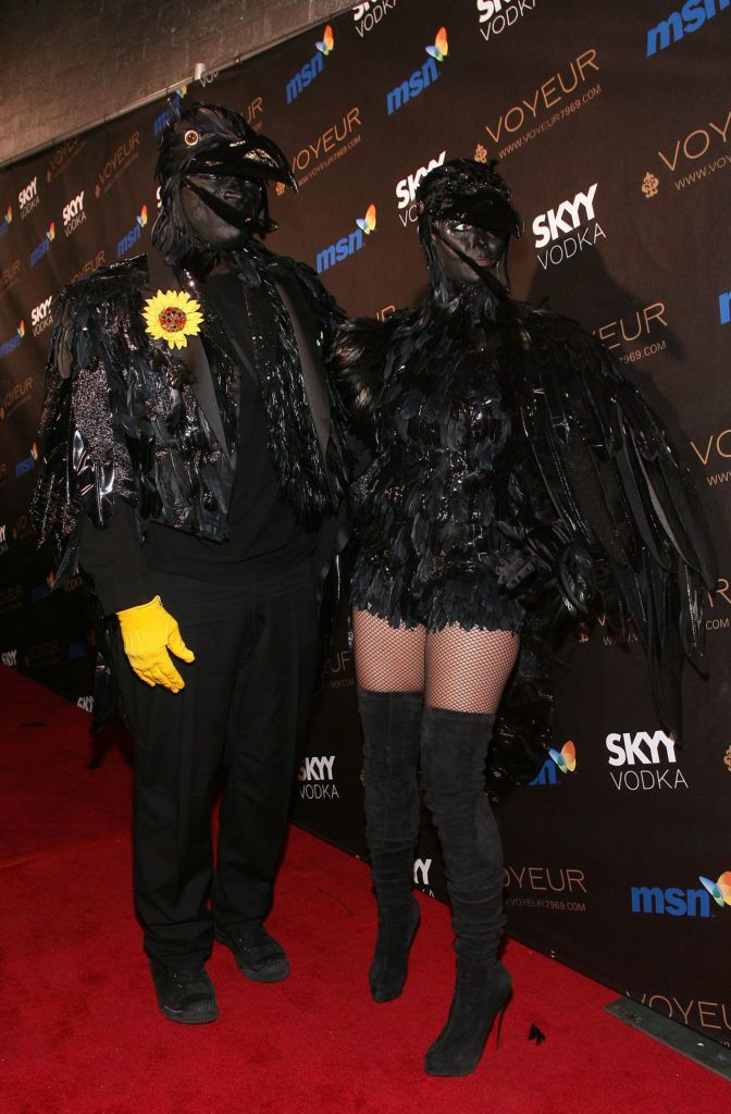 Heidi Klum and singer Seal arrive at the Heidi Klum's 10th Annual Halloween Party on October 31, 2009 in Los Angeles, California.  (Photo by Valerie Macon/Getty Images)