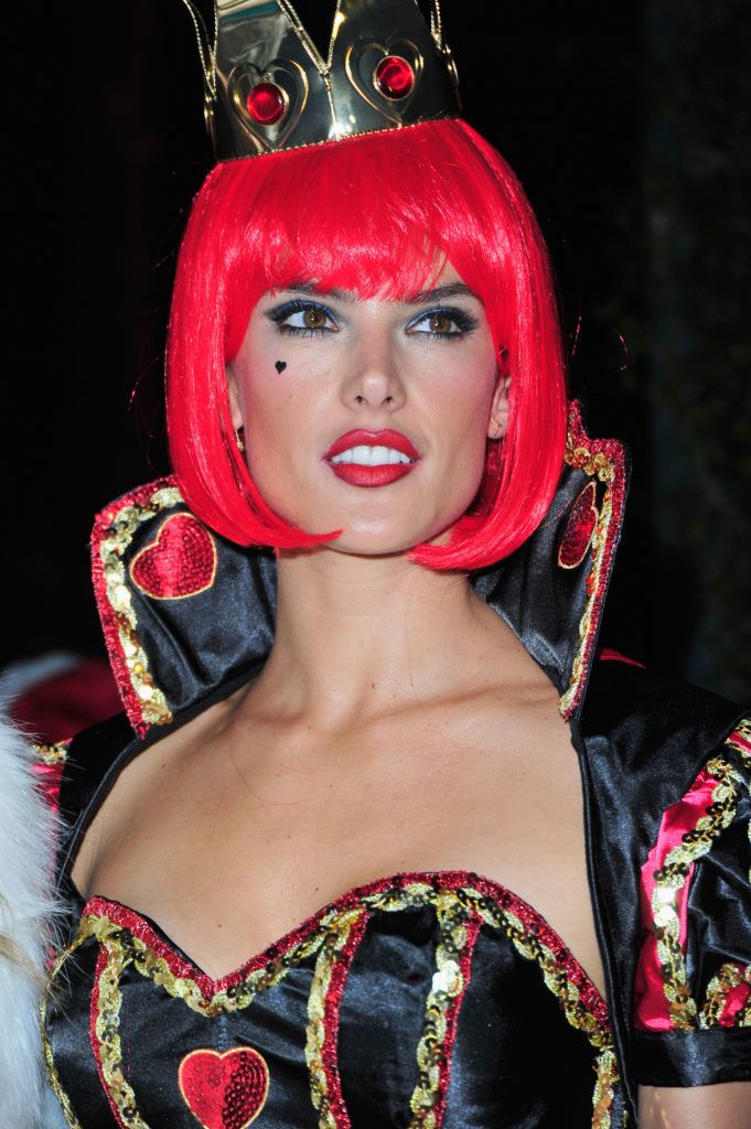 Model Alessandra Ambrosio attends the Casamigos Halloween Party at the home of Mike Meldman on October 25, 2013 in Beverly Hills, California.  (Photo by Jerod Harris/Getty Images)
