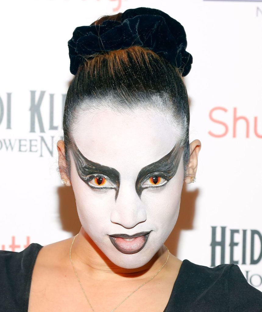 Dascha Polanco attends Shutterfly Presents Heidi Klum's 14th Annual Halloween Party sponsored by SVEDKA Vodka and smartwater at Marquee on October 31, 2013 in New York City.  (Photo by Cindy Ord/Getty Images for Heidi Klum)
