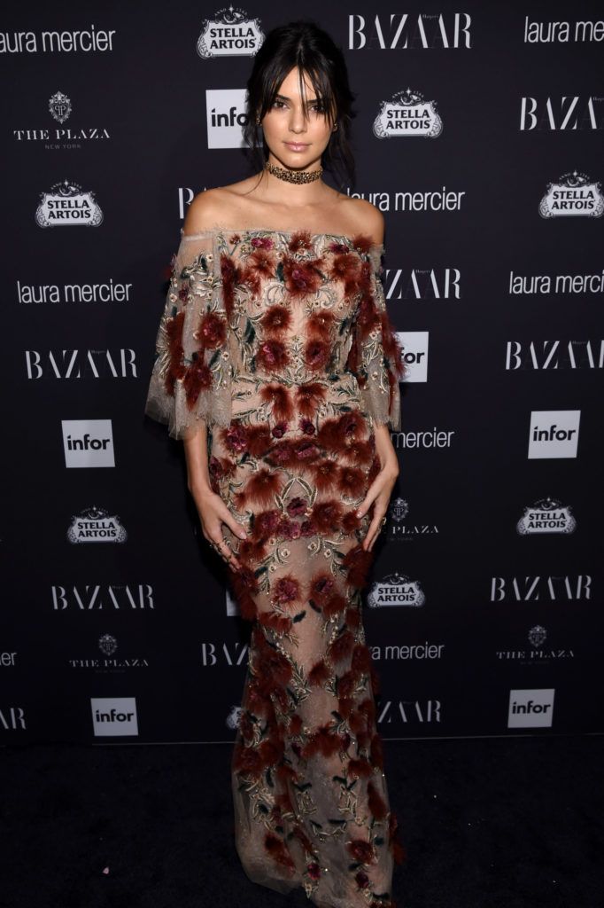 Kendall Jenner attends Harper's Bazaar's celebration of "ICONS By Carine Roitfeld"on September 9, 2016 in New York City.  (Photo by Dimitrios Kambouris/Getty Images for Harper's Bazaar)
