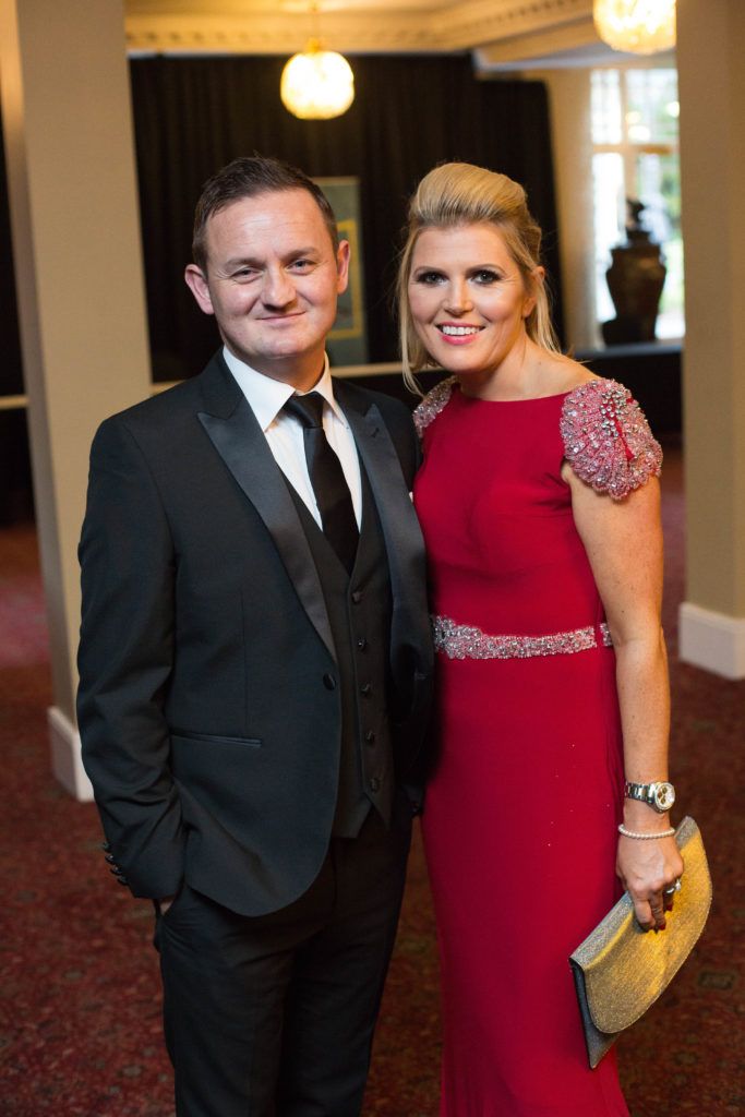 Chris Holmes and Angela Wright at EY Entrepreneur of the Year Awards 2016 at the CityWest Hotel. Photo by Richie Stokes
